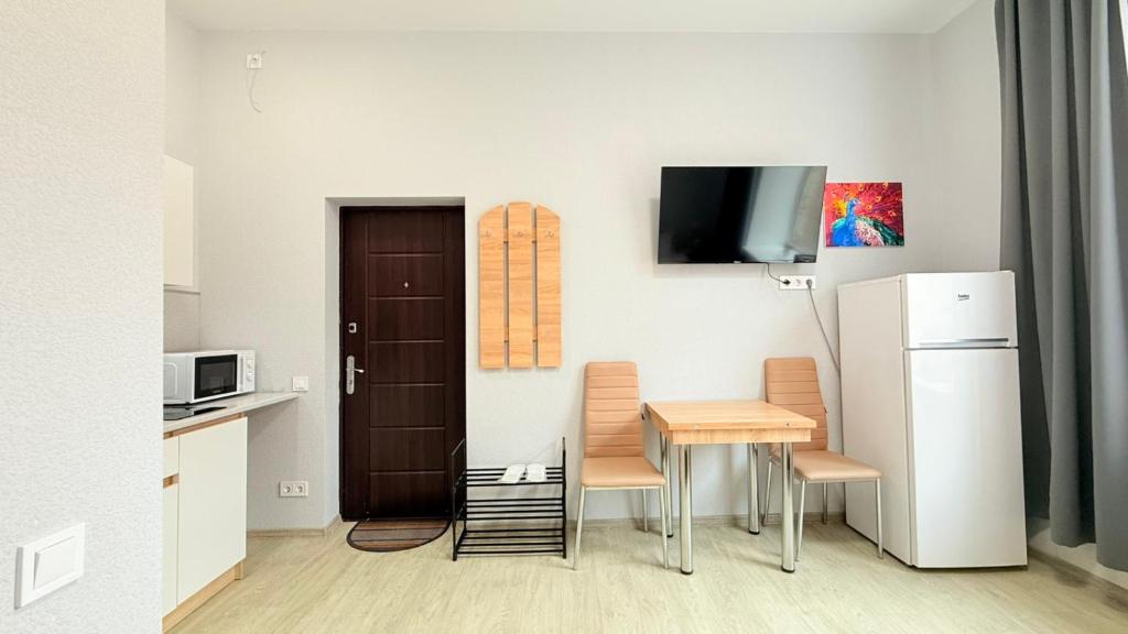 Kuchyň nebo kuchyňský kout v ubytování Centerline Apartments