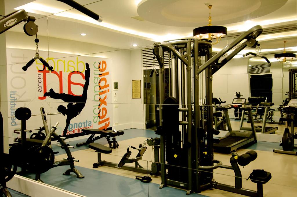 Fitness centrum a/nebo fitness zařízení v ubytování Seamelia Beach Resort Hotel & SPA