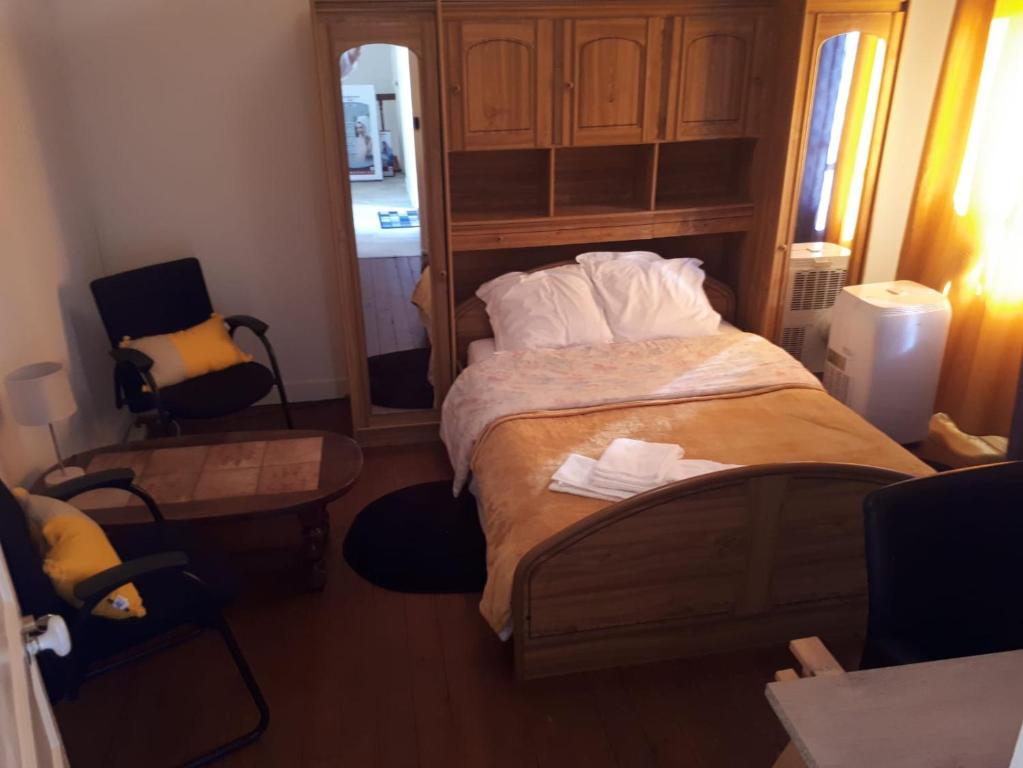 Postel nebo postele na pokoji v ubytování VILLULA