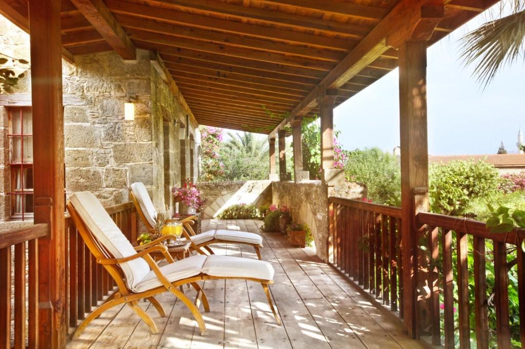 Balkón nebo terasa v ubytování Heritage Homes Mehmet Ali Aga Konağı