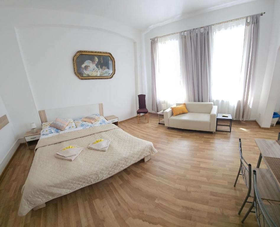 Postel nebo postele na pokoji v ubytování Bluestars Home