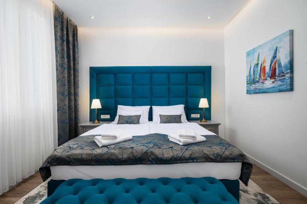Postel nebo postele na pokoji v ubytování Boutique Hotel Golden Key - Poreč - Bed & Breakfast