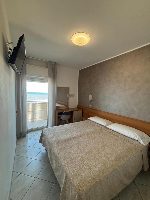 Postel nebo postele na pokoji v ubytování Abahotel