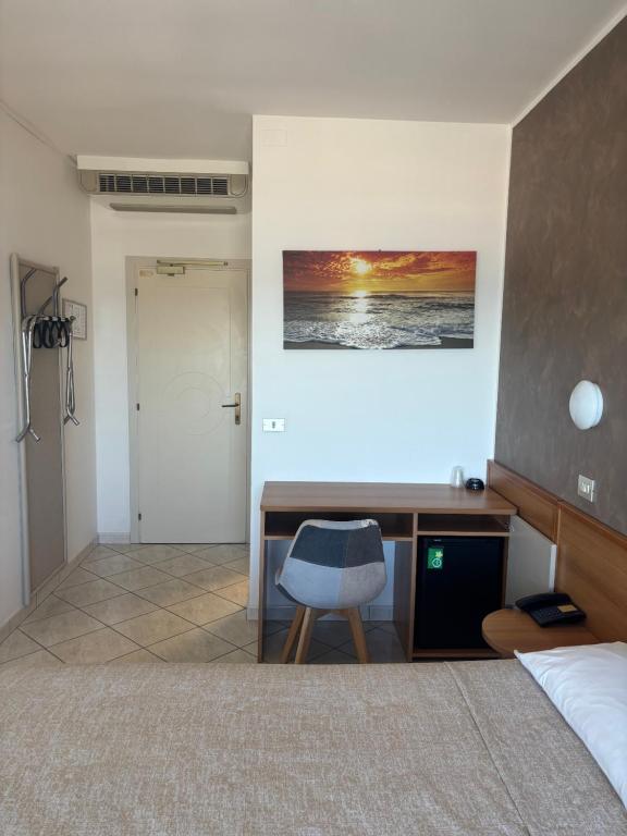 Postel nebo postele na pokoji v ubytování Abahotel