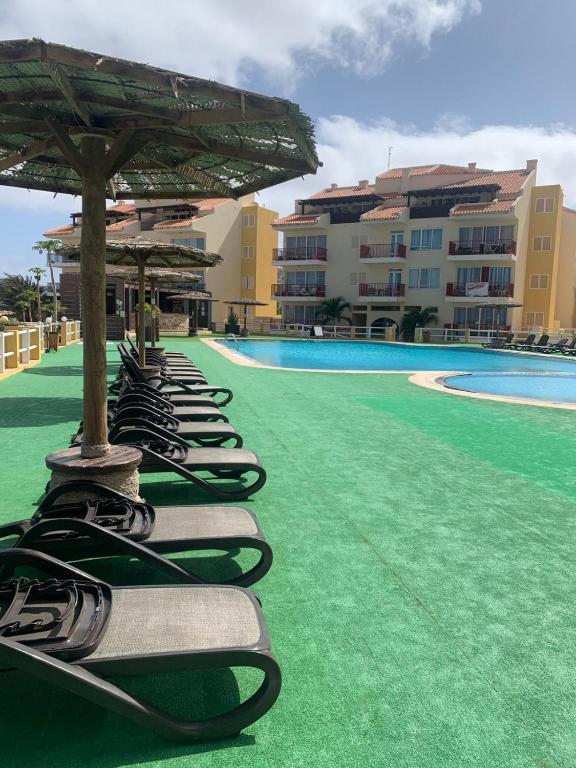 Bazén v ubytování Sal Rei apartaments, Boa Vista, free WI-FI nebo v jeho okolí
