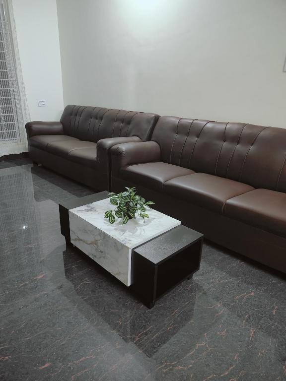 Posezení v ubytování Samuels Comfort Homes