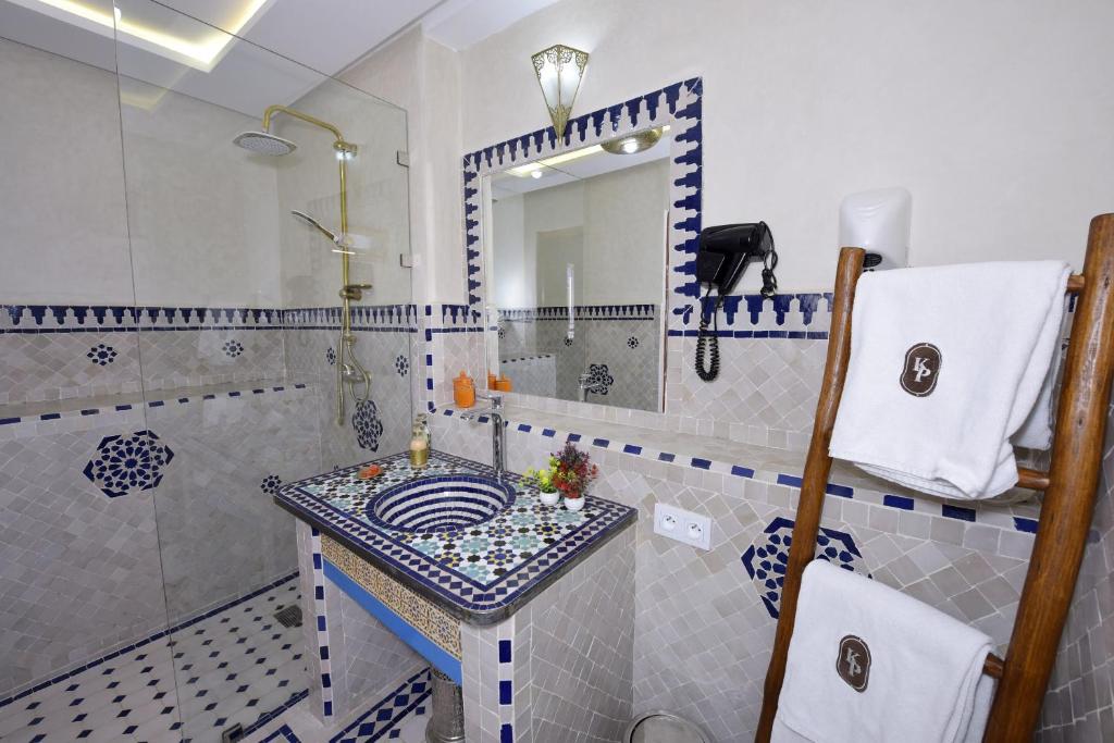 Koupelna v ubytování RIAD KALE POLIS