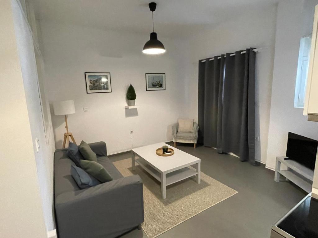Posezení v ubytování Spanos Apartments - Panteli