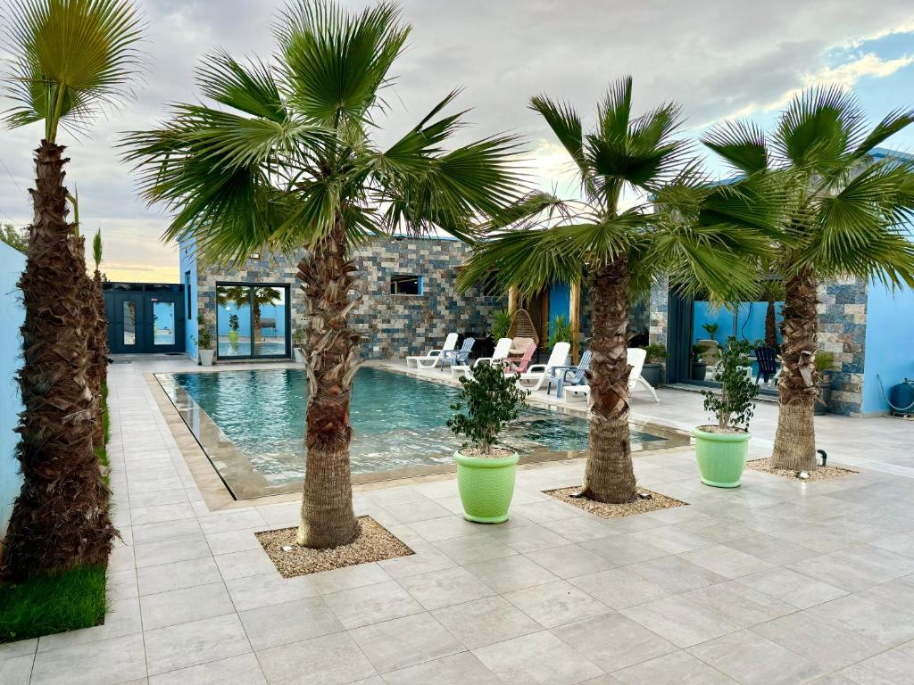 Bazén v ubytování Villa Berkane avec Piscine Jacuzzi privée Sans vis-à-vis nebo v jeho okolí