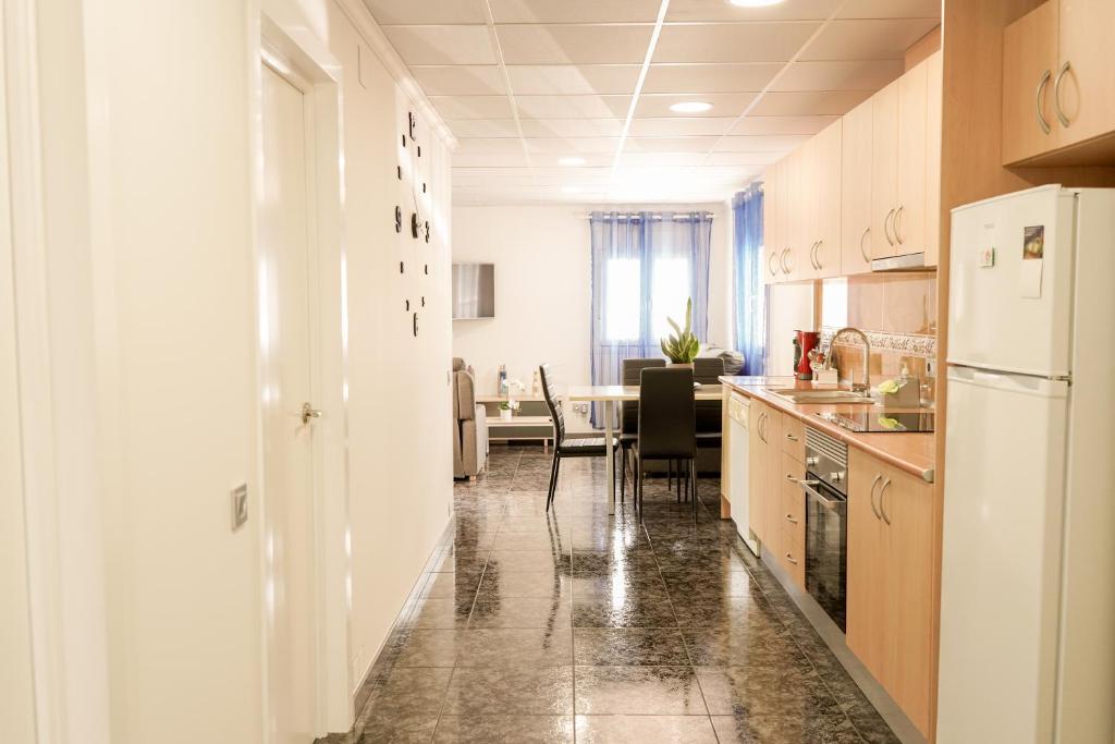 Kuchyň nebo kuchyňský kout v ubytování Casa Roseta