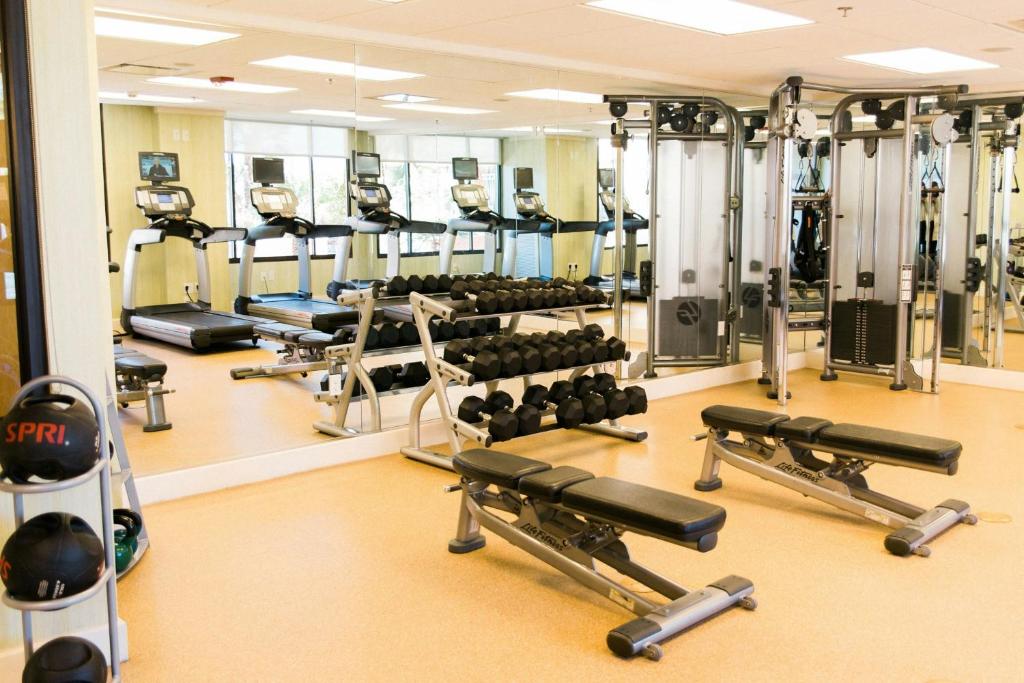 Fitness centrum a/nebo fitness zařízení v ubytování Scottsdale Marriott at McDowell Mountains