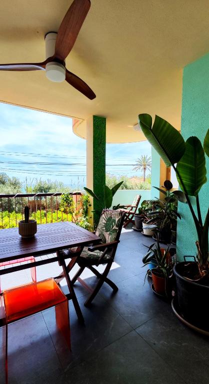Balkón alebo terasa v ubytovaní Playa Paraíso Suite