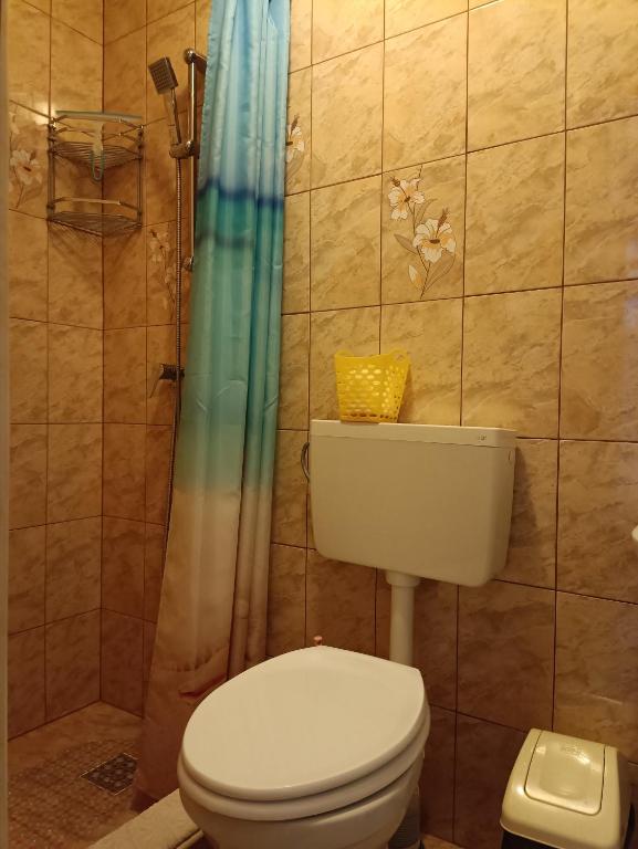 Koupelna v ubytování Casa Sahar