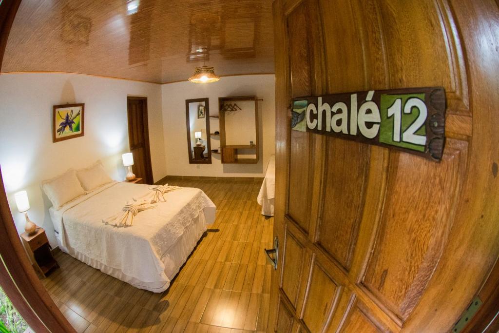 Voodi või voodid majutusasutuse Evolução Ecolodge toas