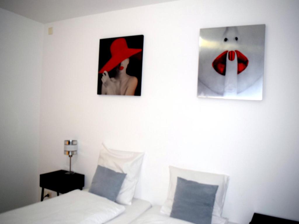 Postel nebo postele na pokoji v ubytování Hotel Restaurant Krebs
