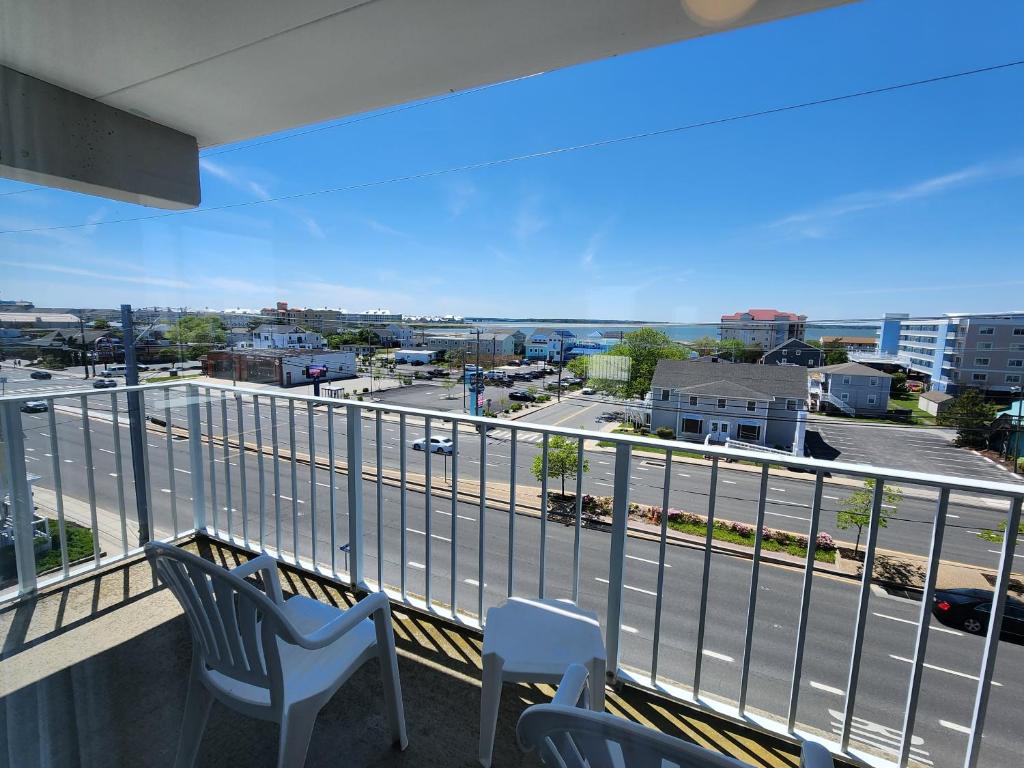 Balkón nebo terasa v ubytování Beachcomber Motel