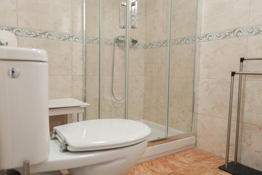 Koupelna v ubytování Casa Roseta