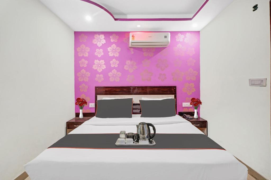 Postel nebo postele na pokoji v ubytování Super Hotel O Lotus