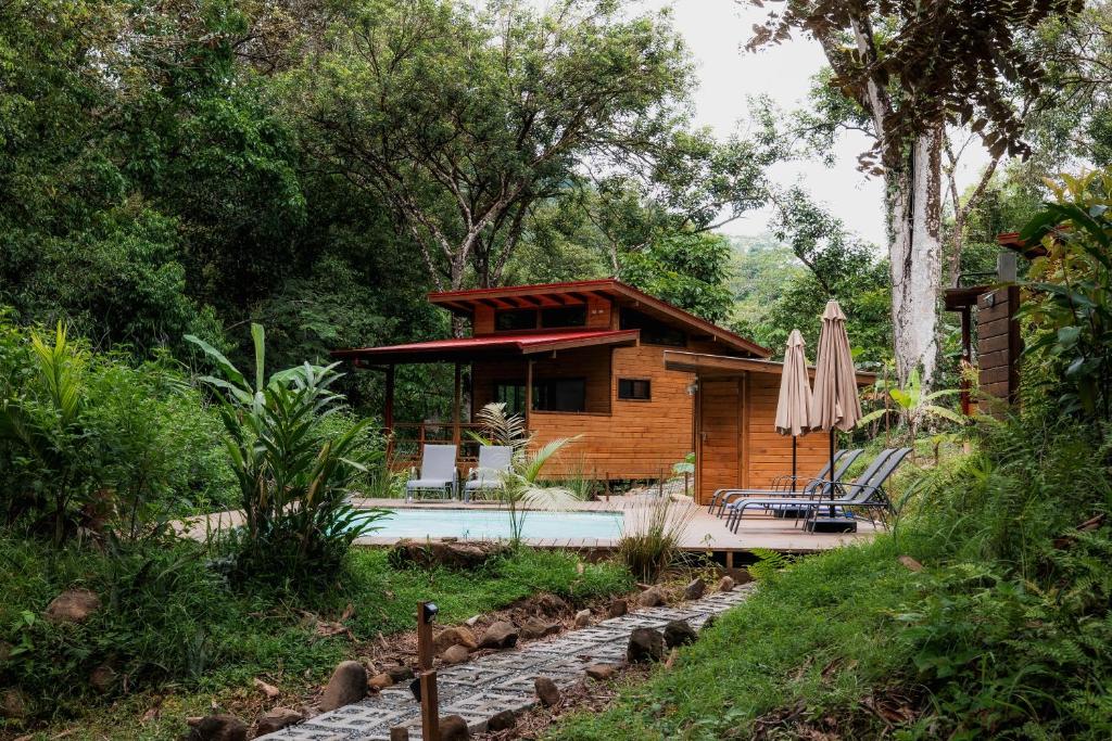 Zahrada ubytování Thoas Lodge