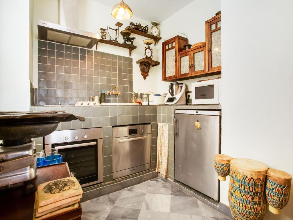 Kuchyň nebo kuchyňský kout v ubytování Belvilla by OYO Apartment in SAN ROQUE CADIZ