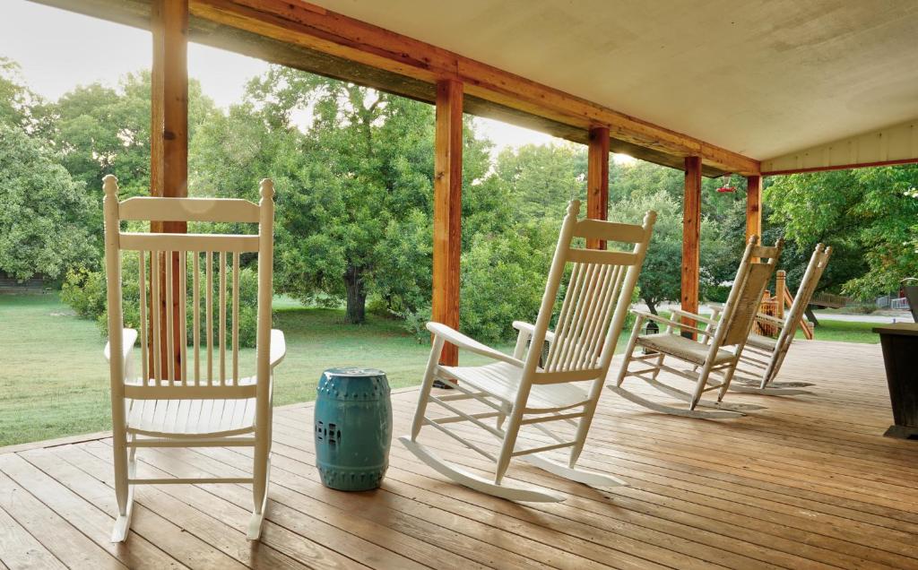 Zahrada ubytování Bed and Breakfast on White Rock Creek