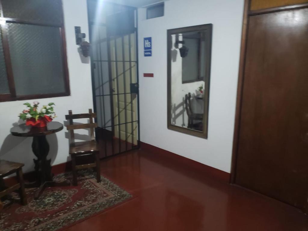 Koupelna v ubytování Hospedaje Miraflores 17