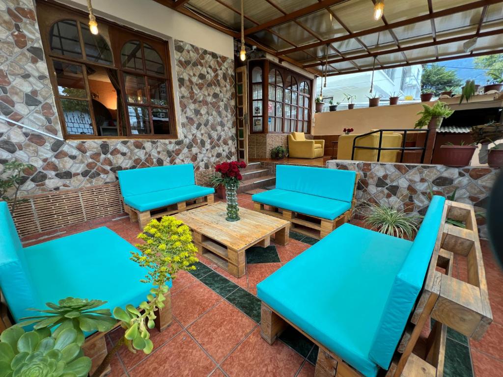 Posezení v ubytování Hostal Barón de Carondelet