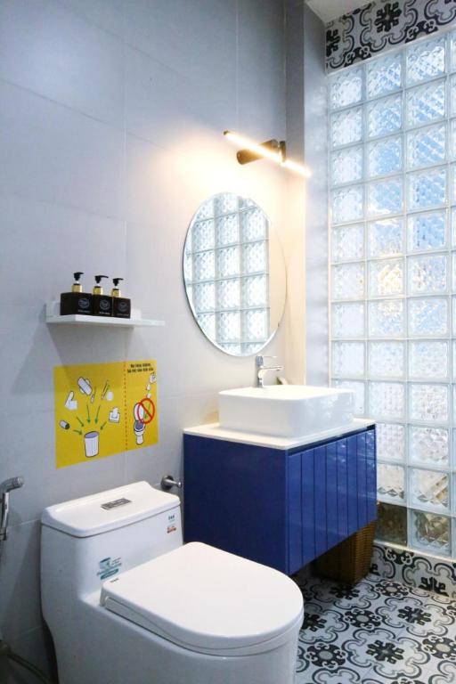 Koupelna v ubytování VK House Apartment