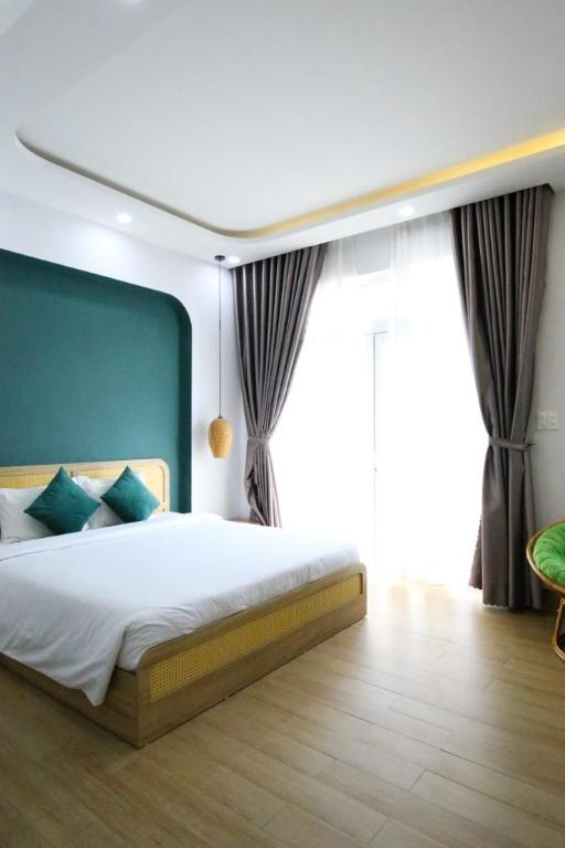 Postel nebo postele na pokoji v ubytování VK House Apartment