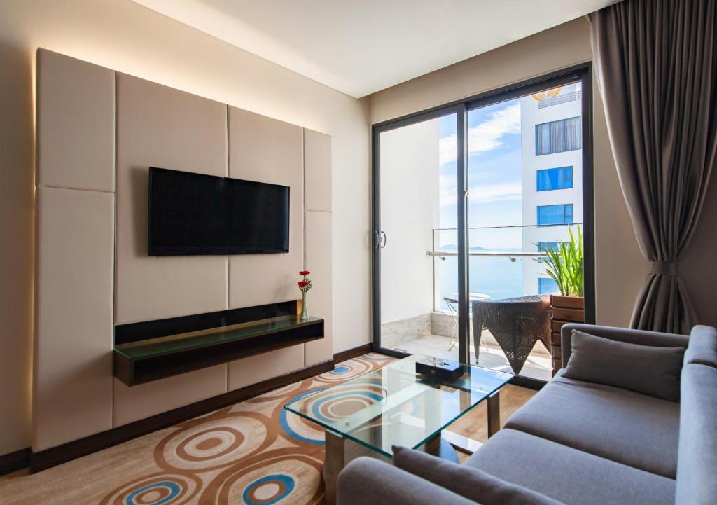 Suite Gia Đình Có Tầm Nhìn Ra Biển Và Ban Công