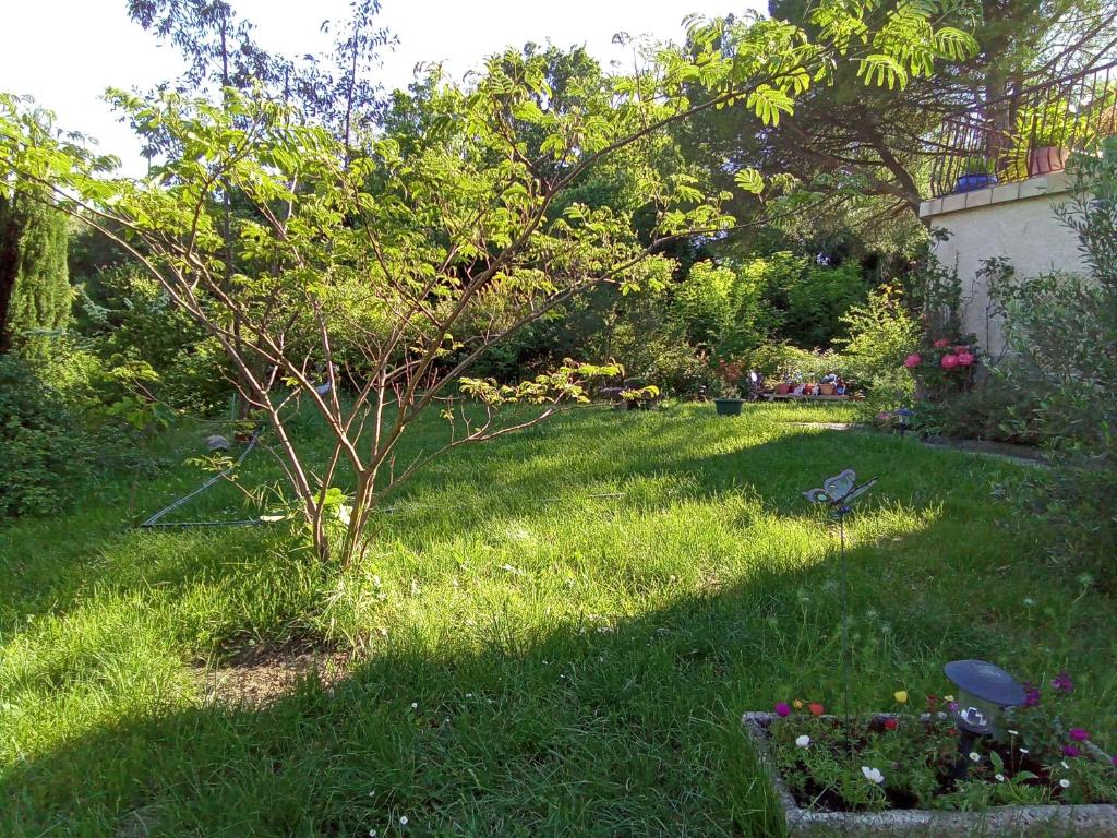 Zahrada ubytování Gîte "Chante' Relle"