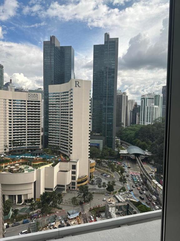 Nespecifikovaný výhled na destinaci Kuala Lumpur nebo výhled na město při pohledu z ubytování v soukromí