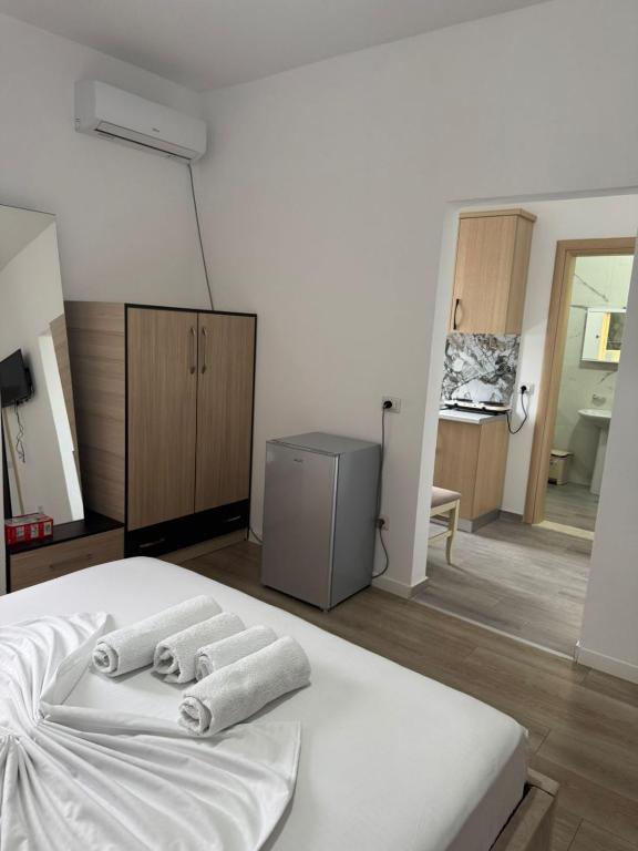 Postel nebo postele na pokoji v ubytování Vila Brilant