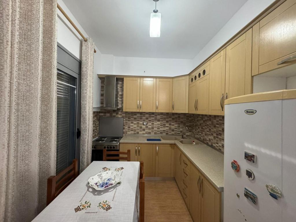 Kuchyň nebo kuchyňský kout v ubytování Vila Brilant