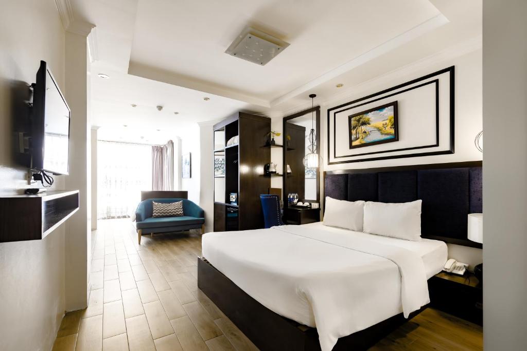 Postel nebo postele na pokoji v ubytování Bella Rosa Trendy Hotel & Spa