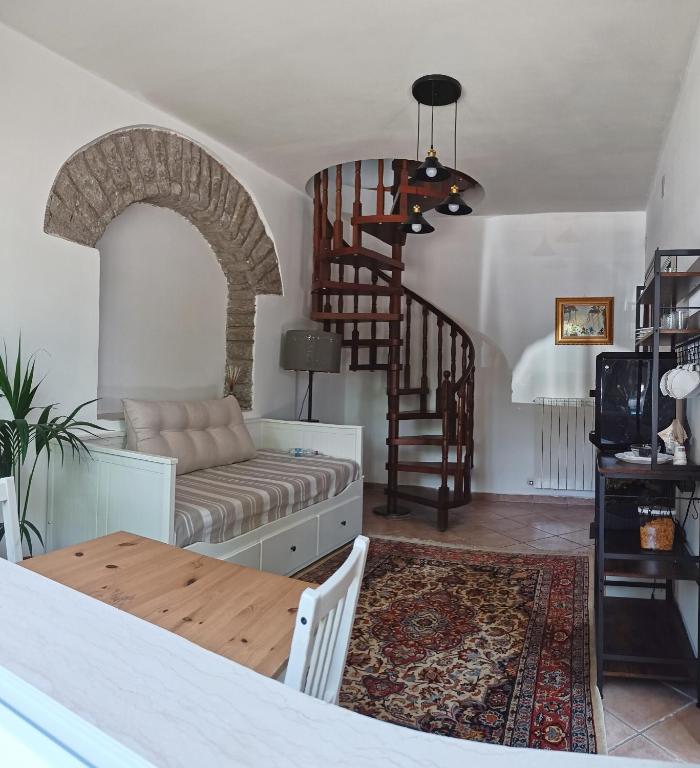 Posezení v ubytování B&B Il Fiore nel Bosco