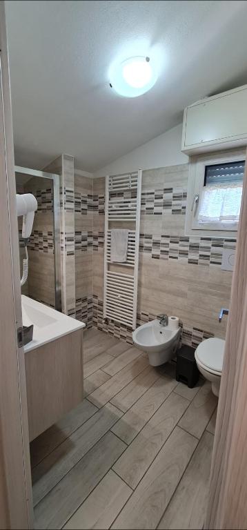 Koupelna v ubytování Quarantotto B&B
