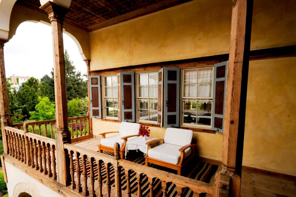Balkón nebo terasa v ubytování Heritage Homes Mehmet Ali Aga Konağı