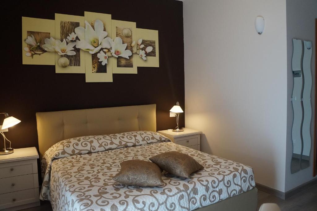 Postel nebo postele na pokoji v ubytování B&B Peschici 4 Stagioni