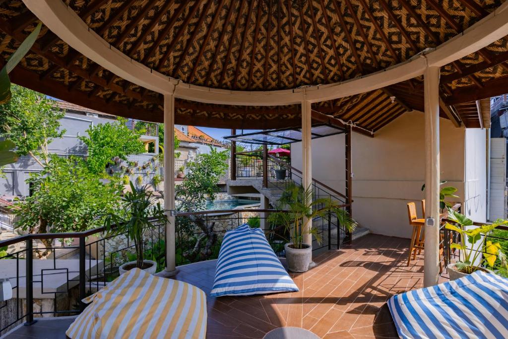 Balkón nebo terasa v ubytování Home-Bience Hostel