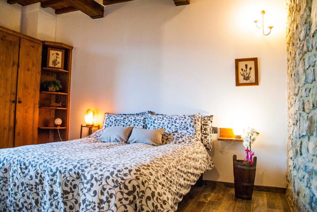 Postel nebo postele na pokoji v ubytování B&B Lavanda e Rosmarino