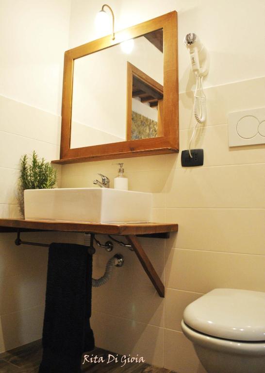 Koupelna v ubytování B&B Lavanda e Rosmarino