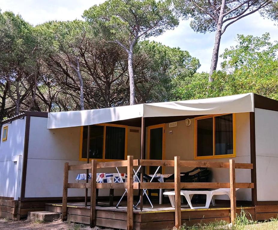 Camping Village Il Sole - Economy Stacaravan Met 2 Slaapkamers En Patio
