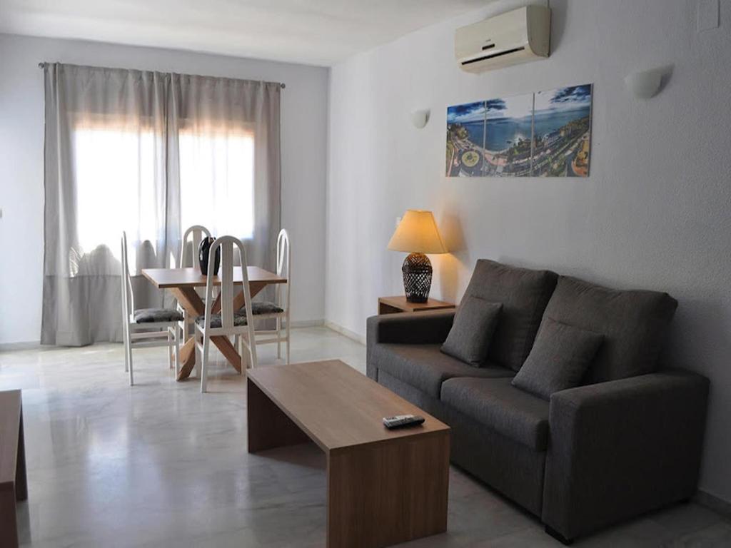 Część wypoczynkowa w obiekcie Pleasant apartment in Benalmadena near Playa Beach
