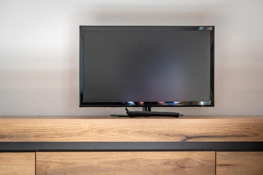 TV a/nebo společenská místnost v ubytování Pension Latemar