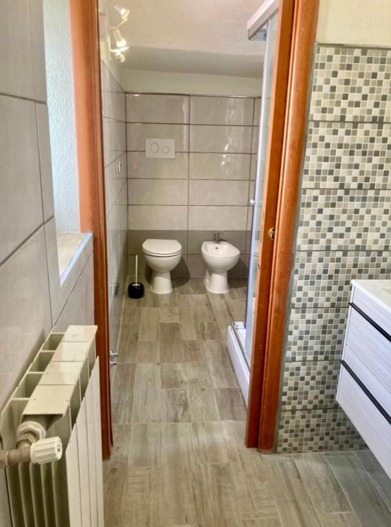 Koupelna v ubytování B&B Villa Rosa Angrisano