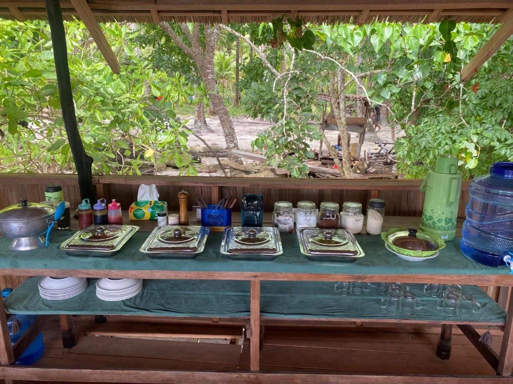 Zahrada ubytování Mansuar Raja Ampat Bungalows