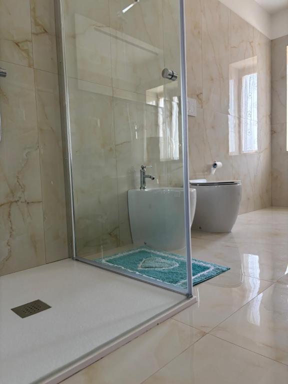 Koupelna v ubytování Saphir b&b