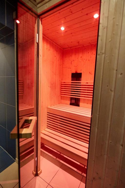Koupelna v ubytování Hotel&Spa Kameleon