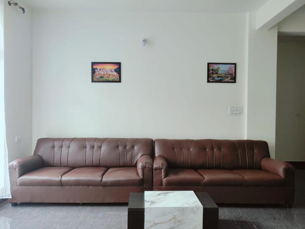Posezení v ubytování Samuels Comfort Homes